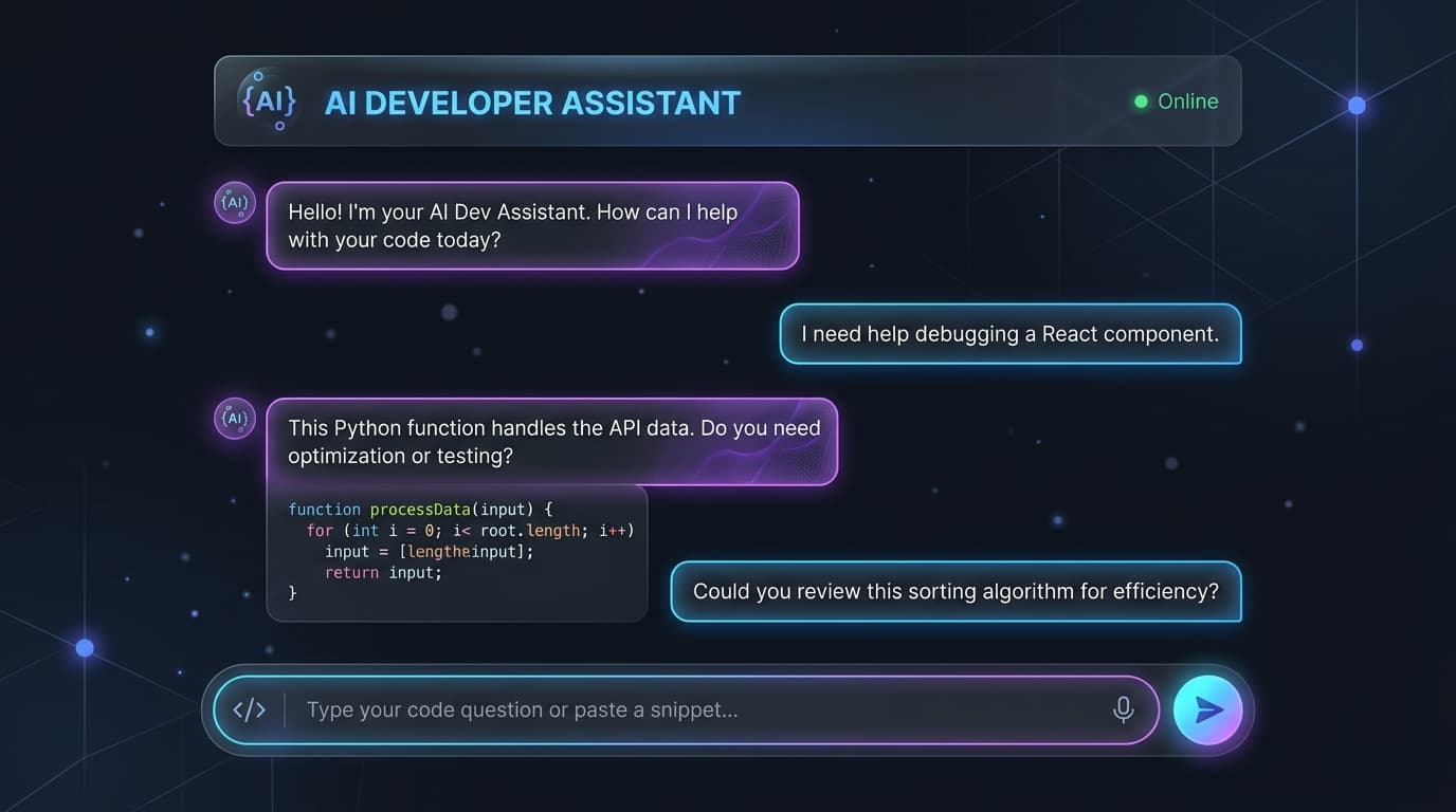 Sixth Sense AI Chat UI